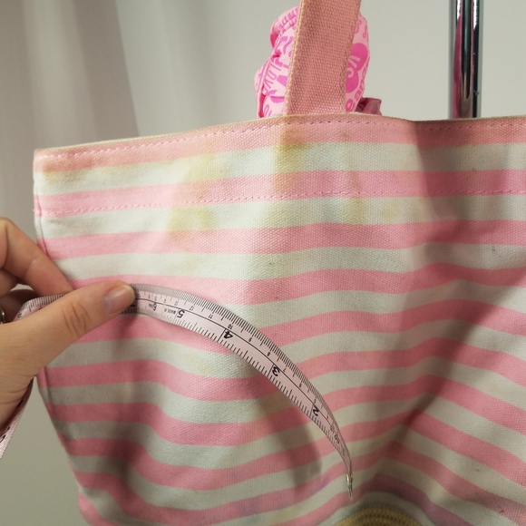 Victoria Secret Striped Beach Bag Tote - Picture 4 of 9